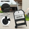 thumbnail image 5 of CazToi 2 Wheels Premium Portable Wood-Fired Pizza Oven with Stone and Grill Rack for Parties & Picnics, 5 of 7