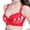Red, variant on TAIAOJING Women's Lace Unwired Bra Comfort Bra Plus Size Thin Shapeless Push Up Bra Comfort Bralette Bras