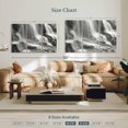 thumbnail image 4 of Elephant Stock Lake Superior I Wall Art - Horizontal Multi Panel Canvas - Living Room Wall Decor - Nature Multi Panel - Gray And Black Decor By Gordon Semmens - 57" x 36", 4 of 8