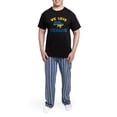 thumbnail image 5 of CafePress - We Love Ukraine Pajamas - Men's Dark Loose Fit Cotton Pajama Set, 5 of 7