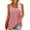 Pink, variant on Njoeus Tops for Women Trendy Vests Tops for Women Summer Tank Tops for Women 2025 Spaghetti Strap Camisole Tunic Shirts Vacation Outfits Casual Trendy Clothes Off The Shoulder Tops for Women On Cleara
