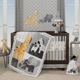 thumbnail image 4 of Lambs & Ivy Me & Mama White/Gray Elephant Nursery Lamp with Shade & Bulb, 4 of 4