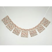 YKCG Pink Flamingos Funny Animal Banner Bunting Garland Flag Sign for Home Family Party Decoration