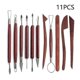 thumbnail image 1 of Polymer Clay Tools , 11pcs Pottery Sculpting Tools Clay Sculpting Tools Wooden Pottery Carving Tool Set Ceramic Tools, 1 of 2