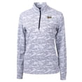 thumbnail image 2 of Women's Cutter & Buck  Charcoal Vanderbilt Commodores Vault DryTec Traverse Camo Print Stretch Quarter-Zip Pullover Top, 2 of 3