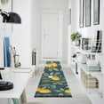 thumbnail image 4 of Yayeee Runner Rug for Bedroom 2'x6' Machine Washable Hallway Non Slip Mat, Blue Lemons, 4 of 8