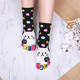 thumbnail image 5 of Calcetines de cinco dedos Calcetines de algodón Calcetines de cinco dedos en 3D Calcetines multicolores con dibujos de gatos, 5 of 5