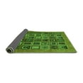 thumbnail image 2 of Ahgly Company Indoor Rectangle Abstract Green Modern Area Rugs, 7' x 9', 2 of 4