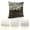 thumbnail image 4 of Old Plane Crash in Black Sandy Beach-Iceland Design Pillowcase,, 4 of 5