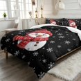 thumbnail image 2 of Yspwyqan Cute Christmas 3 Piece Twin XL Size Bedding Set, Soft Snowman Snowflake Winter Holiday Bedroom Comforter with 2 Pillow Shams for Kids Adults, 2 of 7
