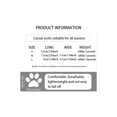 thumbnail image 3 of 4pcs Soft Plush Cute Patterned Pet Socks With Non-Slip Bottom, 3 of 4