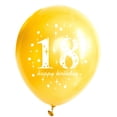 thumbnail image 5 of 5 piezas de decoración de feliz cumpleaños, oro, rosa, negro, 16, 18, 30, 50, 60, 70, 80 y 90 años, globos digitales de látex para fiestas de cumpleaños, 5 of 5