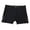 Black, variant on PMVFHDE Womens Ice Silk Seamless Boyshorts Smooth Solid Color High Waist Lace Edge Briefs Panties For Women Beige，L