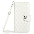 thumbnail image 3 of Crossbody Wallet Case for Samsung S24 Ultra RFID Blocking Elegant Premium Leather Purse with Credit Card Holder, Shoulder Strap Kickstand Handbag Flip Cover for Samsung Galaxy S24 Ultra, White, 3 of 8