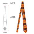 thumbnail image 5 of Goofa Halloween Pumpkin Pattern Men's Necktie Classic Silk Tie Woven Jacquard Neck Ties Necktie for Business and Wedding Formal Neckties, 5 of 8