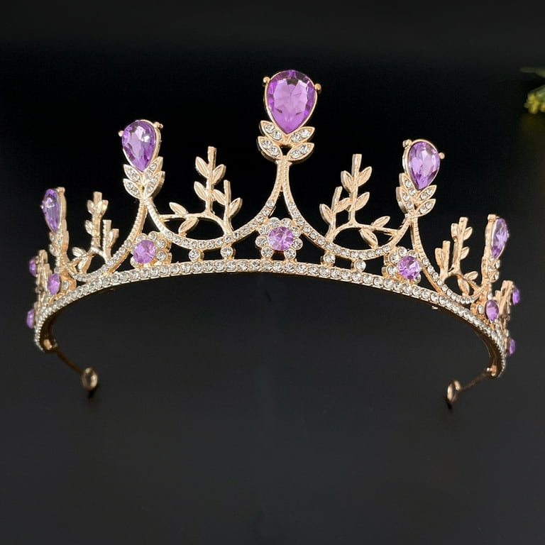 Purple birthday crown deals
