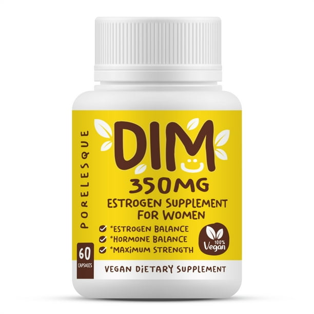Estrogen Supplement Capsules For Women Estrogen Pills with 350mg DIM, 60 Vegan Capsules