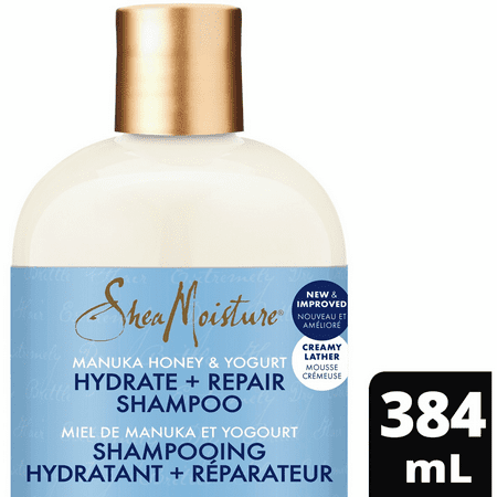Shea Moisture Hydrate & Repair Manuka Honey & Yogurt Shampoo for Damaged Wavy & Curly hair 384 ml