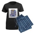 thumbnail image 5 of CafePress - Slot Machine Women's Dark Pajamas - Women's Short Sleeve Print T-Shirt and Pants Dark Cotton Pajama Set, 5 of 7
