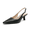 BLACK-PU, variant on Women's Slingback Kitten Heels - 2.36 Inch Low Heel Pointed Toe Pumps, Comfortable Closed Toe Dress Shoes for Office Work, Classic Holiday Heels