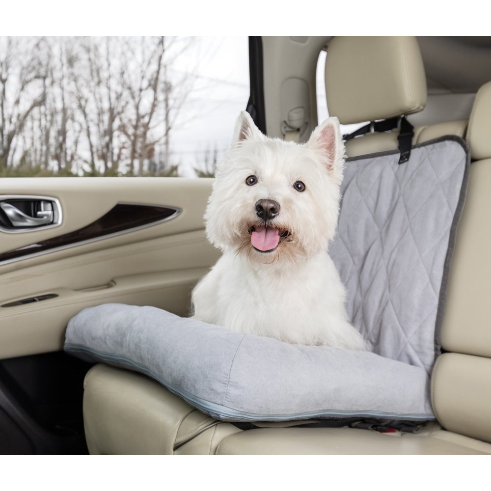 PetSafe Happy Ride Car Bed for Dogs up to 30lbs, Pet Bed and Seat Cover