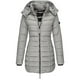 thumbnail image 3 of Chaquetas de algodón cálidas para mujer, chaquetas de estilo delgado con capucha de longitud media, abrigo informal sencillo y grueso, holgado y elegante, novedad, 3 of 5
