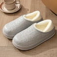 thumbnail image 2 of Ruyang Men Women House Slippers Non Slip Cotton Linen Indoor Outdoor Home Slipper Bedroom Breathable Shoes Memory Foam Slippers for Men, 2 of 4