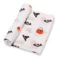 thumbnail image 1 of Manta para pañales LollyBanks, 120 x 120 cm, 100% algodón, para Halloween, 1 of 6