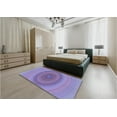thumbnail image 4 of Ahgly Company Indoor Square Patterned Purple Mimosa Purple Area Rugs, 4' Square, 4 of 6