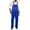 Blue, variant on Men's Denim Overalls Relaxed Fit, Adjustable Strap Bib Overall Jumpsuit, Relaxed Fit Workwear with Tool Pockets, Vintage Carpenter Style Dungarees, Casual Utility One-Piece