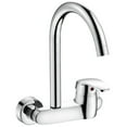 thumbnail image 1 of Brass Chrome Kitchen Wall Mounted Cold Hot Water Faucet Sink Basin Mixer Tap, 1 of 7
