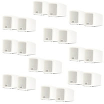 Acoustic Audio AA321W Mountable Indoor Speakers 4000 Watts White Bookshelf 10 Pair Pack AA321W-10Pr