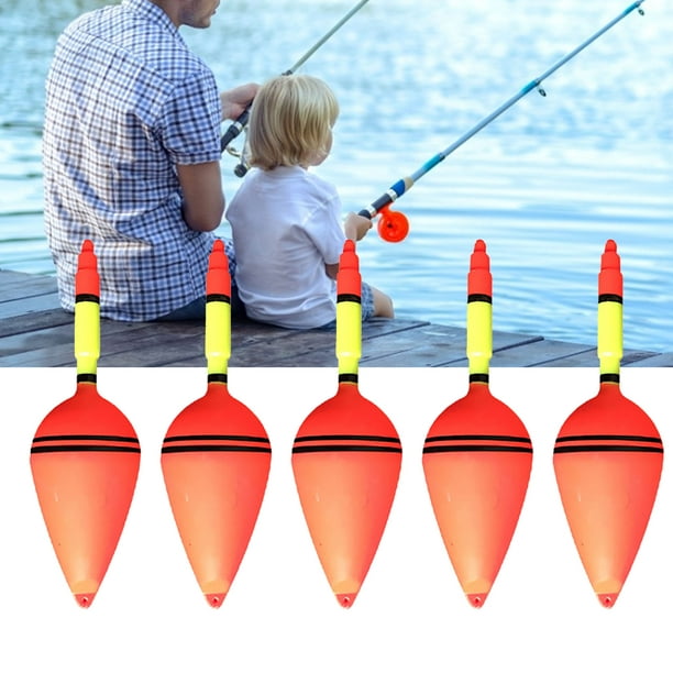 Cheers 10Pcs Olive Shape Fish Float Bobber Buoy Fishing Tackle Tool Gear  Accessories