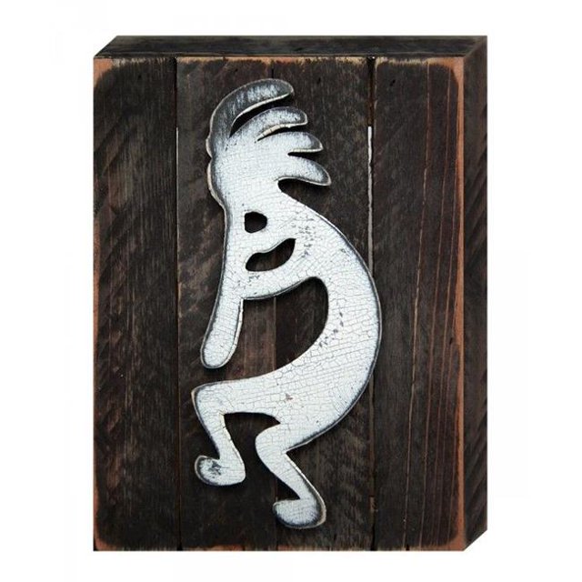 Designocracy 98433-18 Kokopelli Art on Board Wall Decor