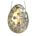 thumbnail image 2 of Wmhnj Atrapasueños de Pascua 2025, adorno de vitral para colgar en la ventana con diseño de conejo para sala de estar, jardn, coche, 6,3 pulgadas, 2 of 6