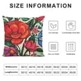 thumbnail image 5 of YINGXI Art Theme Pillow Cover Reversible Pillow Cases Decorative Cushion Throw Pillowcase, for Indoor Outdoor Home Couch Sofa Living Room Party Decor 20x20in, 5 of 5
