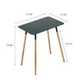 thumbnail image 6 of Yamazaki Home Side Table, Black, Steel, Supports 22 pounds, Minimal Assembly, 6 of 6