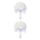 thumbnail image 1 of Sonducket Impresionante ramo de novia - Materiales de bajo mantenimiento Flores Ramo de novia Decoración de boda Cinta blanca pura Cinta blanca pura 2piezas, 1 of 6