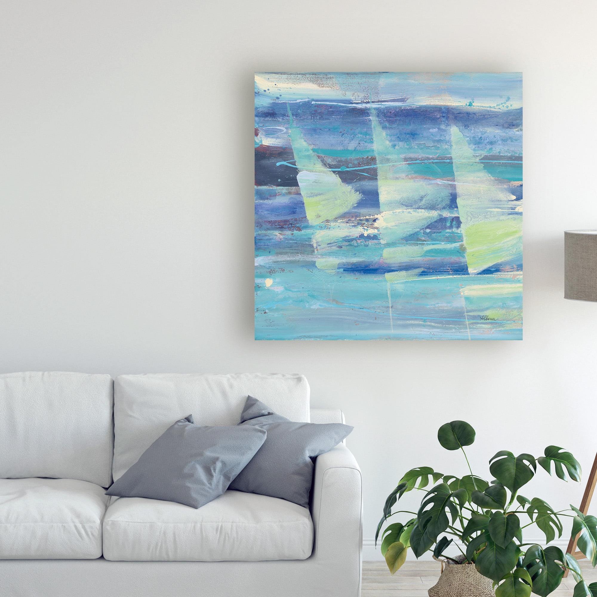 Trademark Fine Art 'Summer Sail I' Canvas Art by Albena Hristova