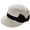 White, variant on Western Straw Hat Handwoven Breathable Sun Hat British Hat Elegant Braided Belt Straw Hat Cloche Hat