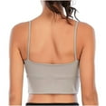 thumbnail image 4 of Herrnalise Women's Wireless Bra with Cooling Sleeveless Fitness Workout Running Crop Tops Women Seamless Stretch Sport Bra Padded Fitness Tank Tops Workout Gym Yoga Vest, 4 of 5