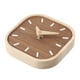thumbnail image 3 of Negro nogal madera maciza pequeño reloj de mesa reloj de escritorio silencioso reloj de cabecera, 3 of 7