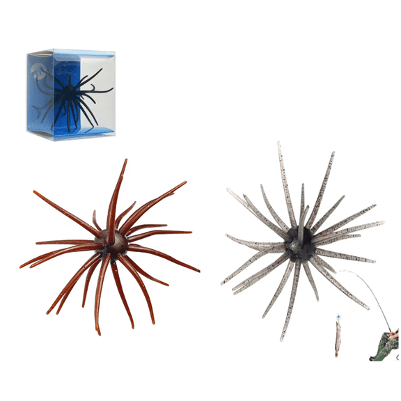 Bass Fishing Bait - Soft Sea Urchin Bait | Soft Artificial Sea Urchin Lures for Shore, Trout, River, Lake, Saltwater, Freshwater(wwx)