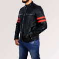 thumbnail image 4 of Best Motorcycle Jacket Leather Riding Jackets Black Leather Biker Jacket Motorcycle Jackets For Men Black Leather Motorcycle Jacket size S, 4 of 5