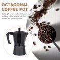 thumbnail image 4 of Phenofice Cafetière Domestique en Aluminium avec Valve de Régulation de Pression, Fini Noir, 4 of 8