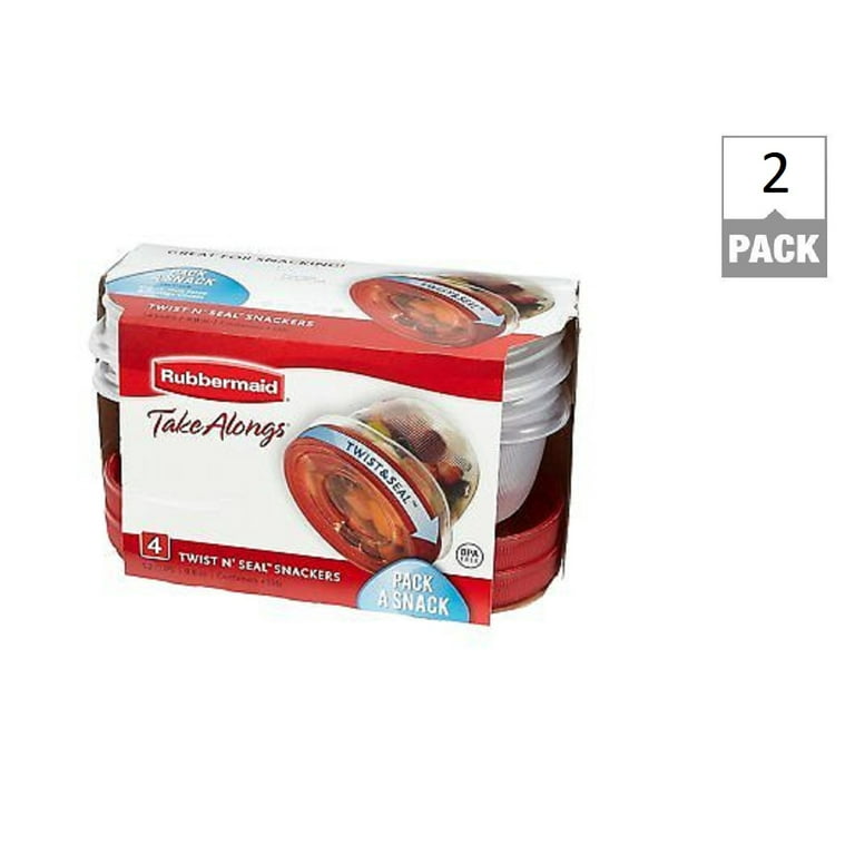Rubbermaid® Take Alongs® Twist & Seal Leak Proof Food Storage Containers, 3  pk - Kroger
