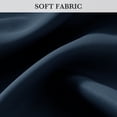 thumbnail image 7 of StangH 100% Blackout Curtains 63 inches Long, Back Tab Thermal Insulated Soundproof Drapes for Short Window/Kitchen/Laundry/Home Decor, Navy Blue, W52 x L63, 2 Panels Set, 7 of 7