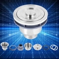 thumbnail image 4 of Sink Stopper,Stainless Steel Silver Sink Kitchen Sink Stopper Drain Stopper Extended Durability, 4 of 13