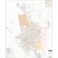 thumbnail image 1 of Univarsal 911842014002-68x50-PPR 68 x 50 in. Springfield, Massachusetts Wall Map - Paper, 1 of 1