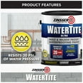 thumbnail image 4 of Bright White, Zinsser WaterTite-LX Ultra Waterproofing Paint-271098, 1 qt, 4 of 11